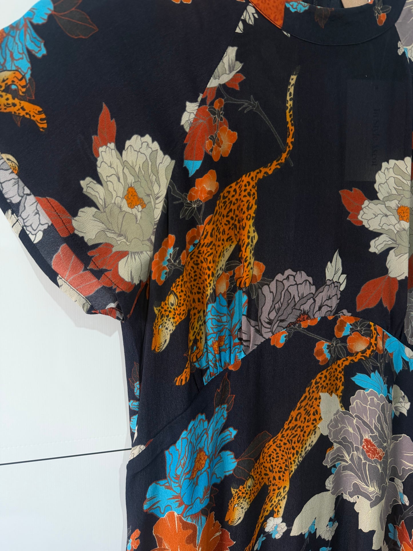 Orange and Blue Kachel X Anthropologie Dress, Size 8