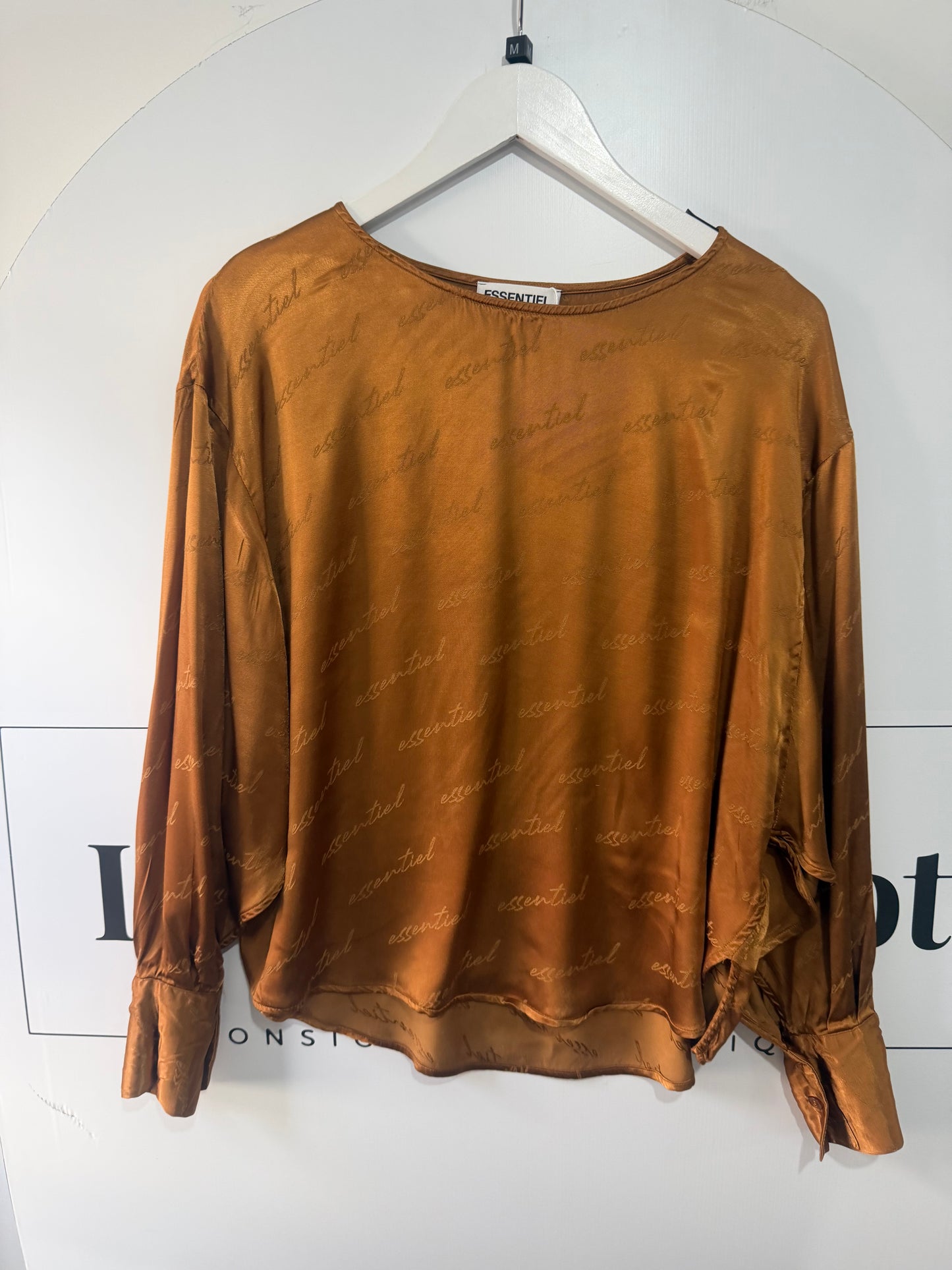 Mustard Essentiel Antwerp Blouse, Size S (Generous - Fits 12)