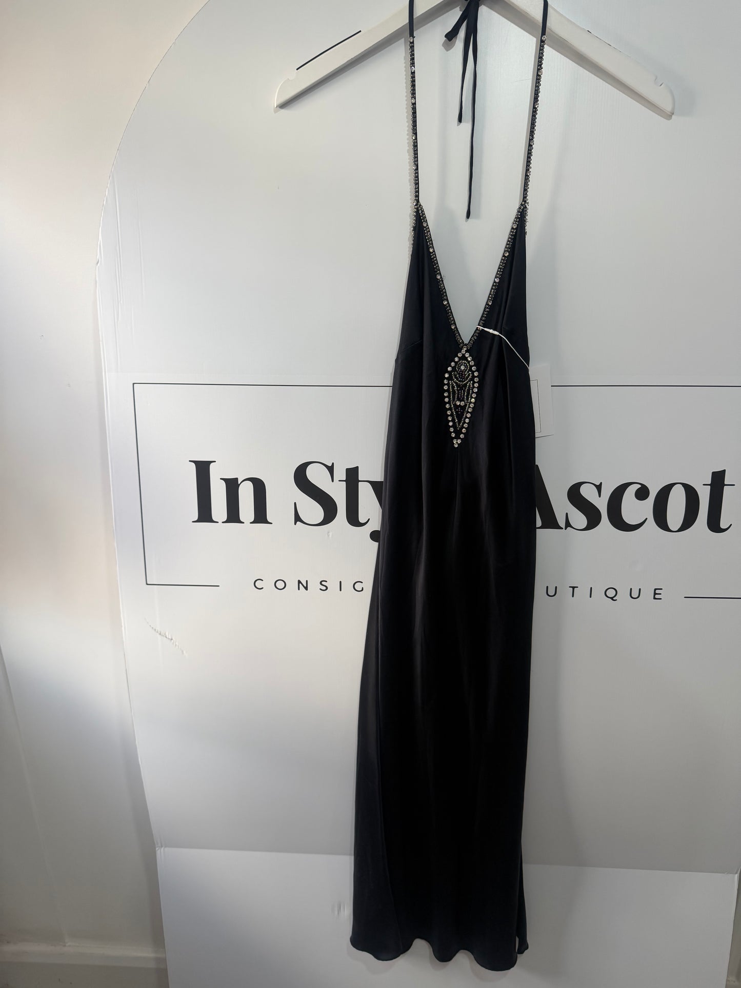 Black Whistles Midi Dress, Size Small