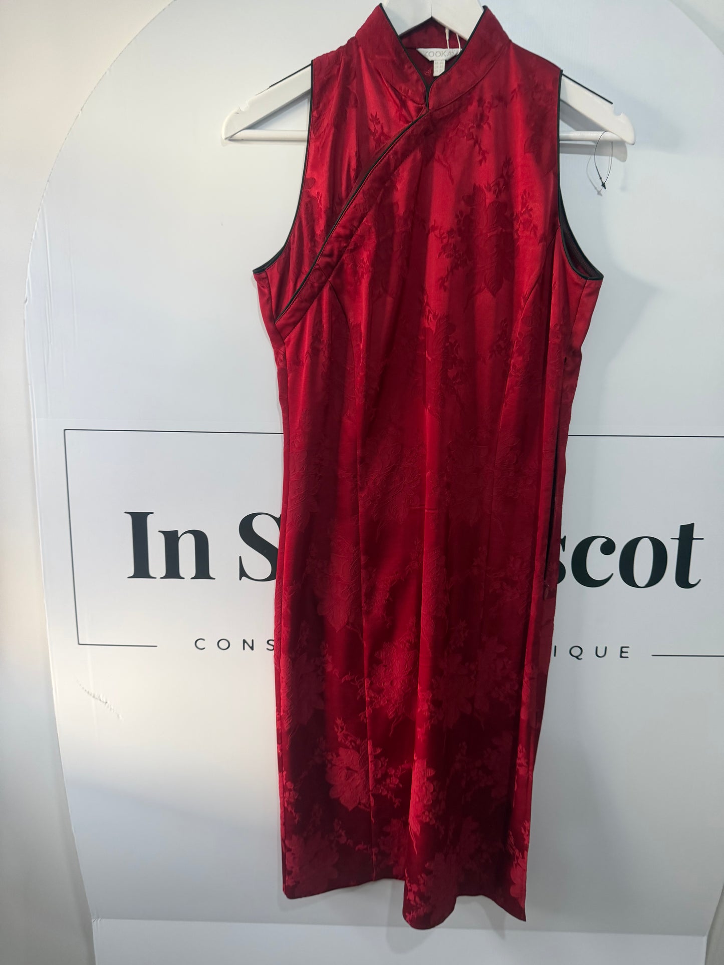 Red Kookai Dress Vintage, Size Small