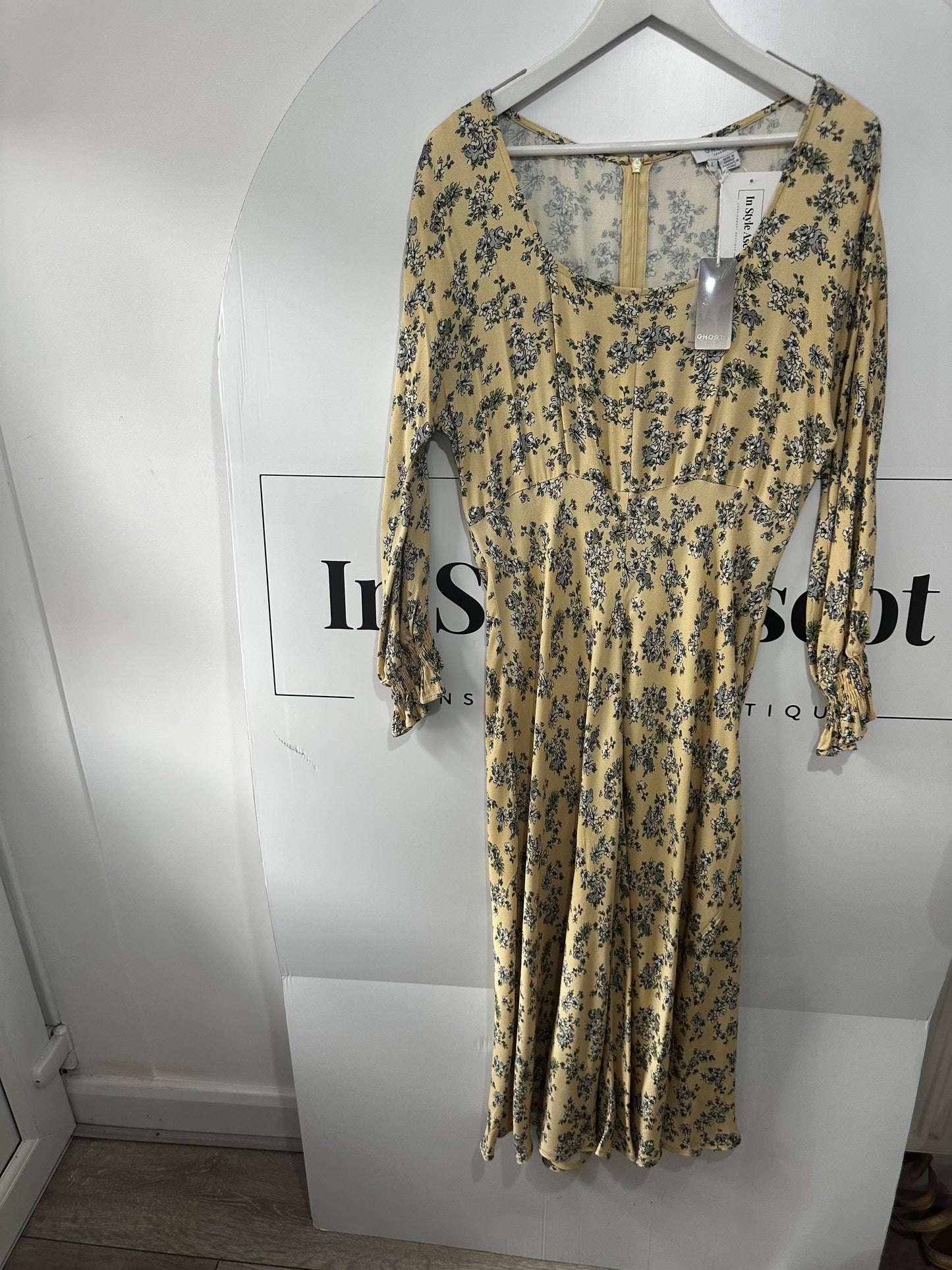 Yellow Ghost Dress, Size Large