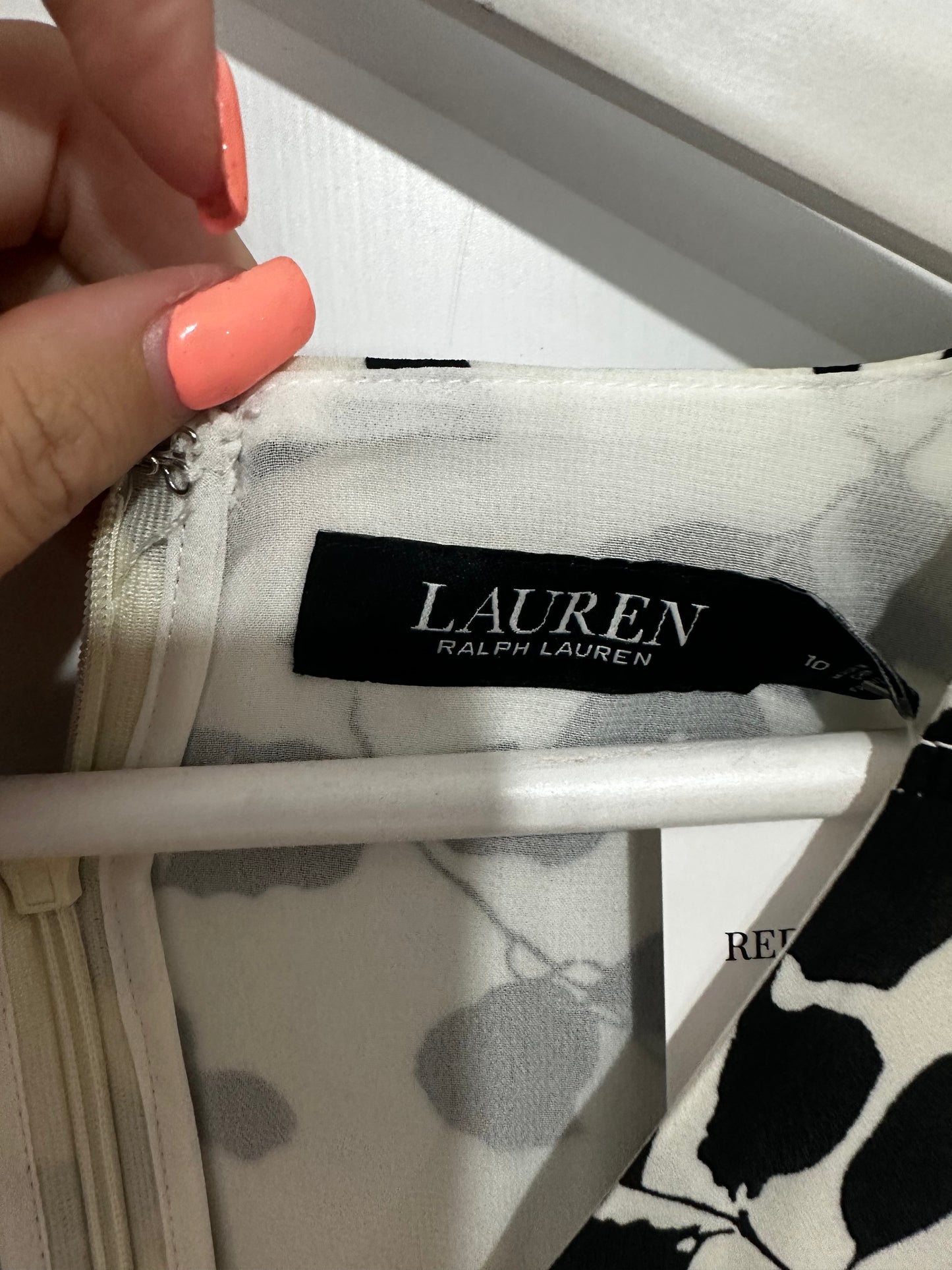 Black & White Lauren by Ralph Lauren Dress, Size UK 14