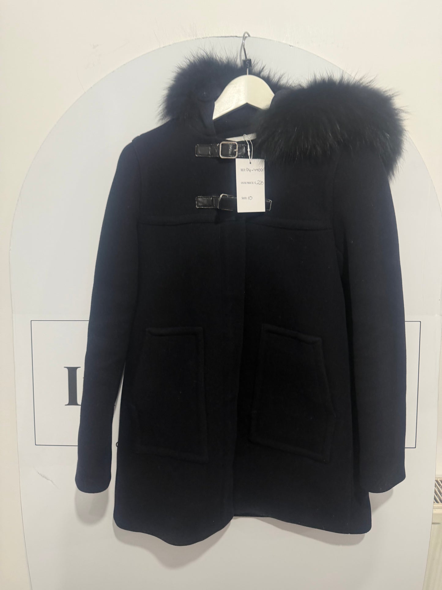 Navy Claudie Pierlot Jacket, Size 10