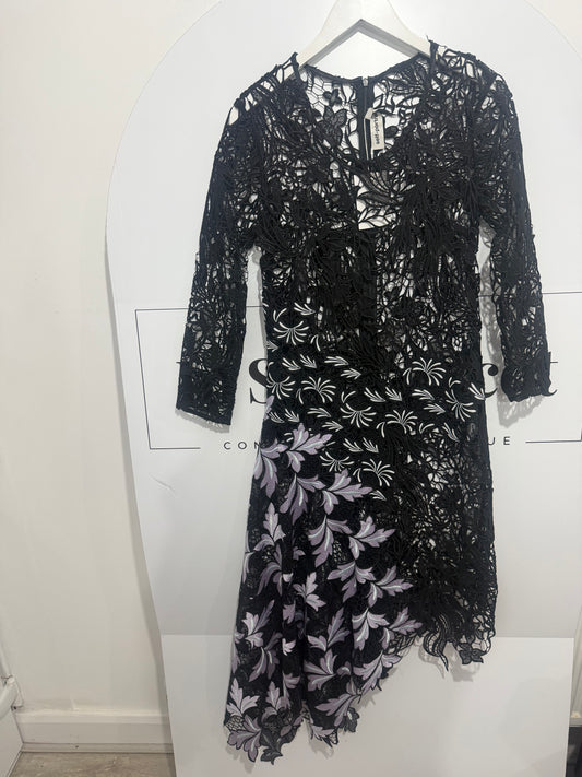 Black Self-Portrait Dress, 10