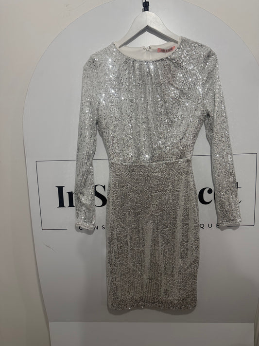 Sparkly Jaded Rose Dress, Small