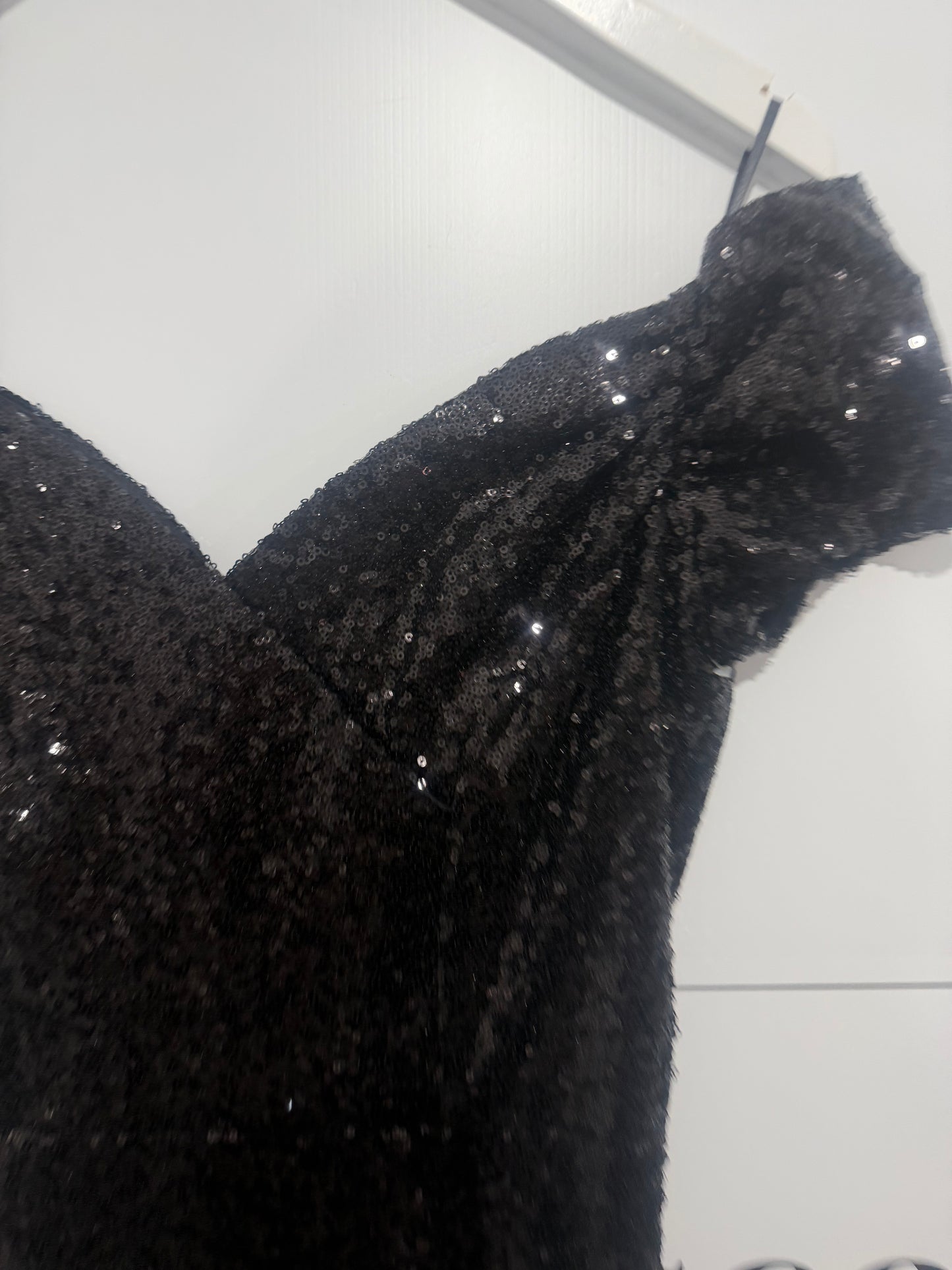 Black Sequin The Pretty Dress Company Dress, Size 10
