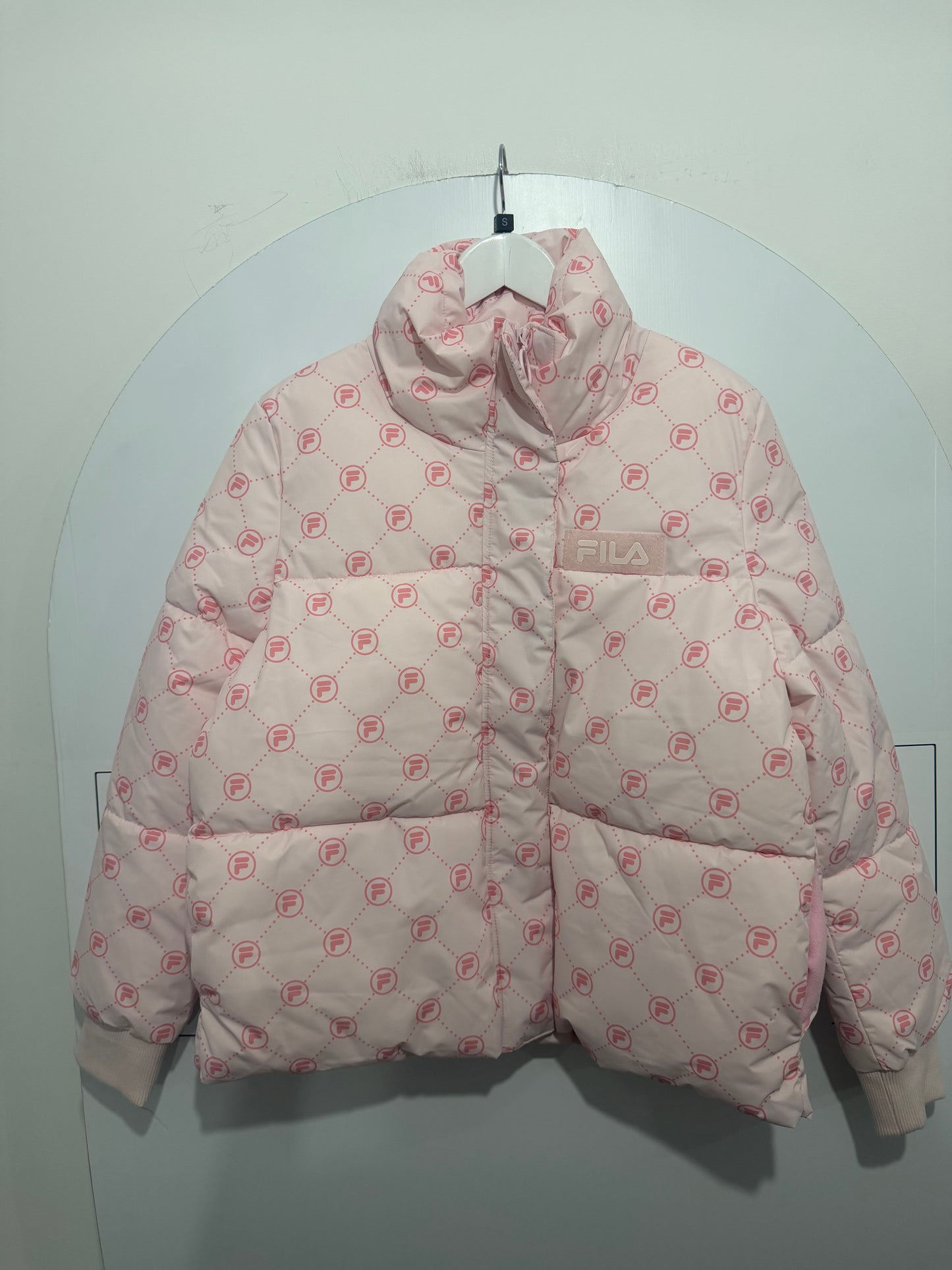 Pink Fila Puffer Coat, 10