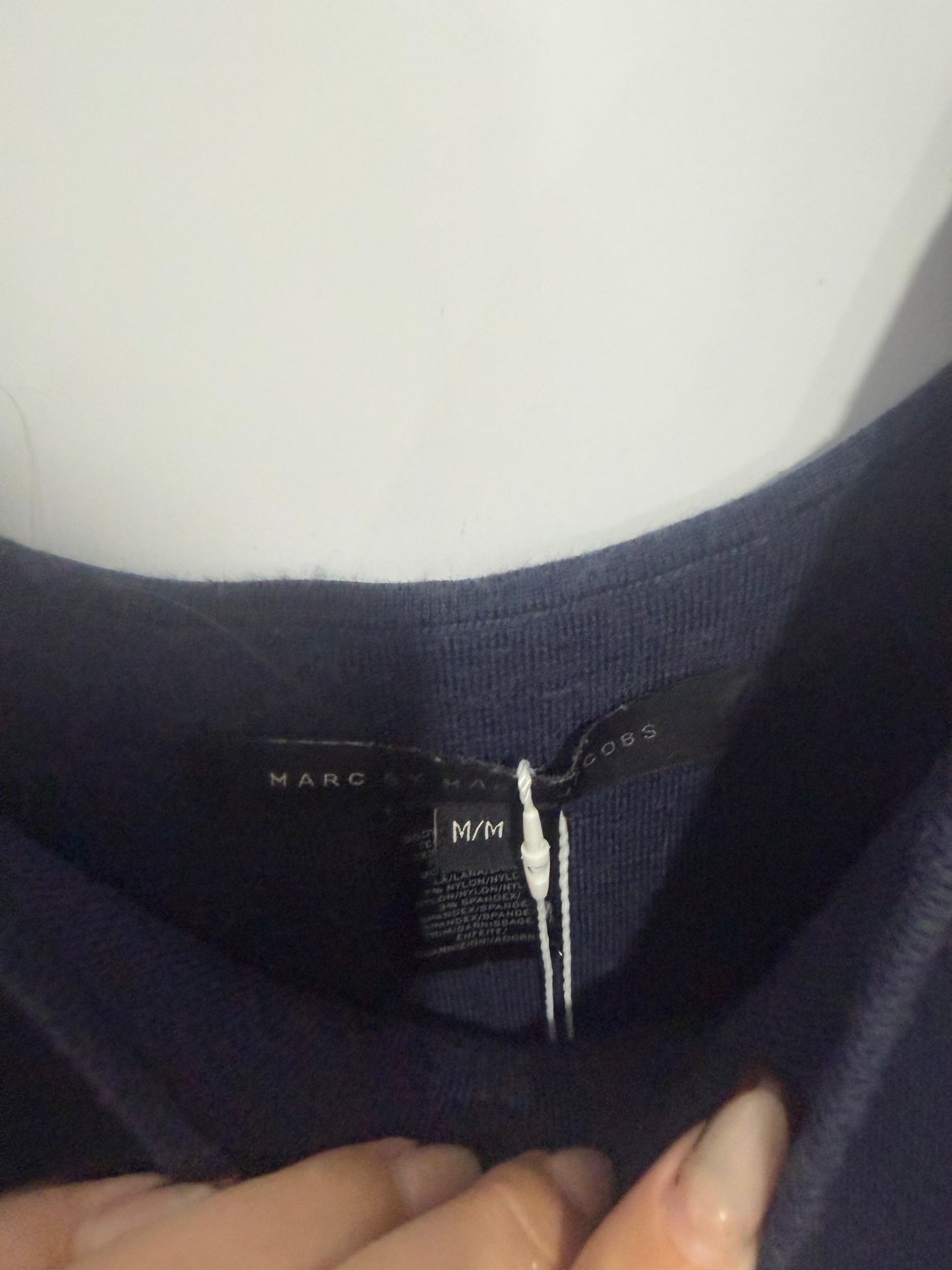 Wool Navy Marc by Marc Jacobs Dress, Size M