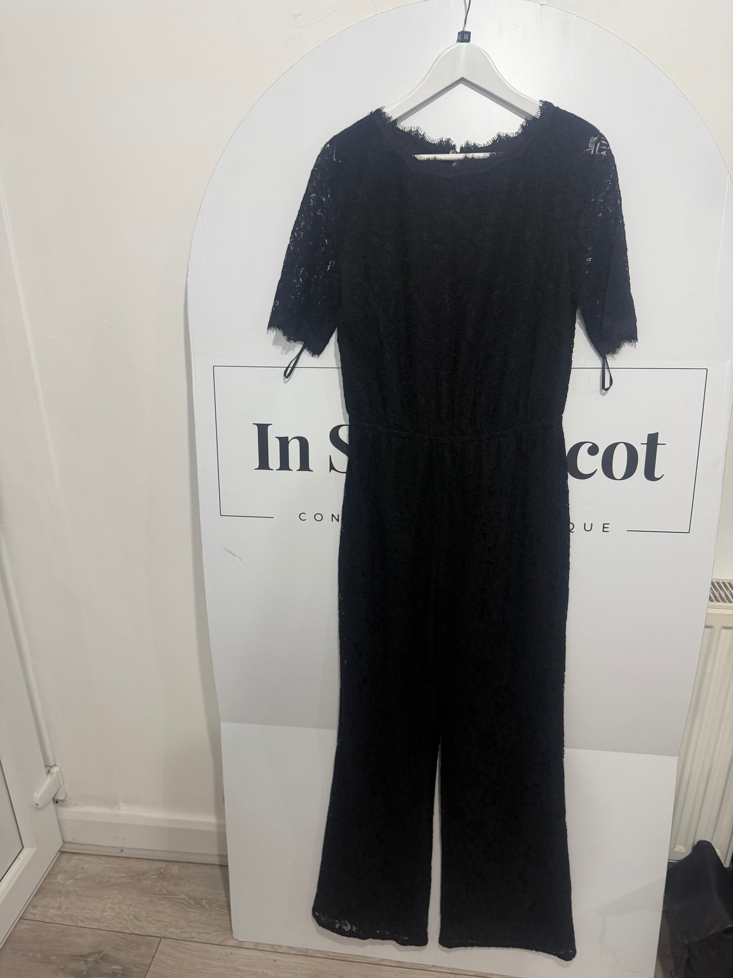 Black DVF Jumpsuit, UK 12