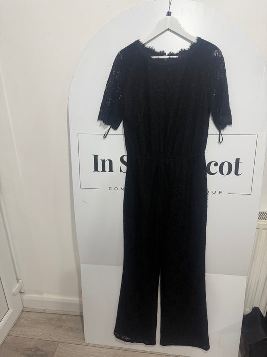Black DVF Jumpsuit, UK 12