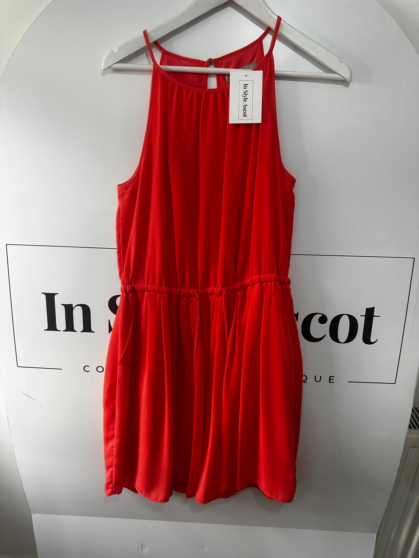 Coral Red Banana Republic Dress, Size 10