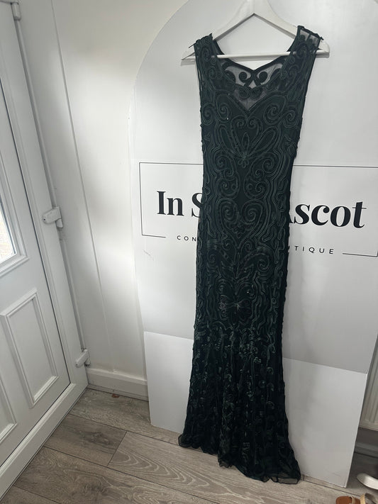 Dark Green Collection Ballgown Evening Dress, Size 8-10