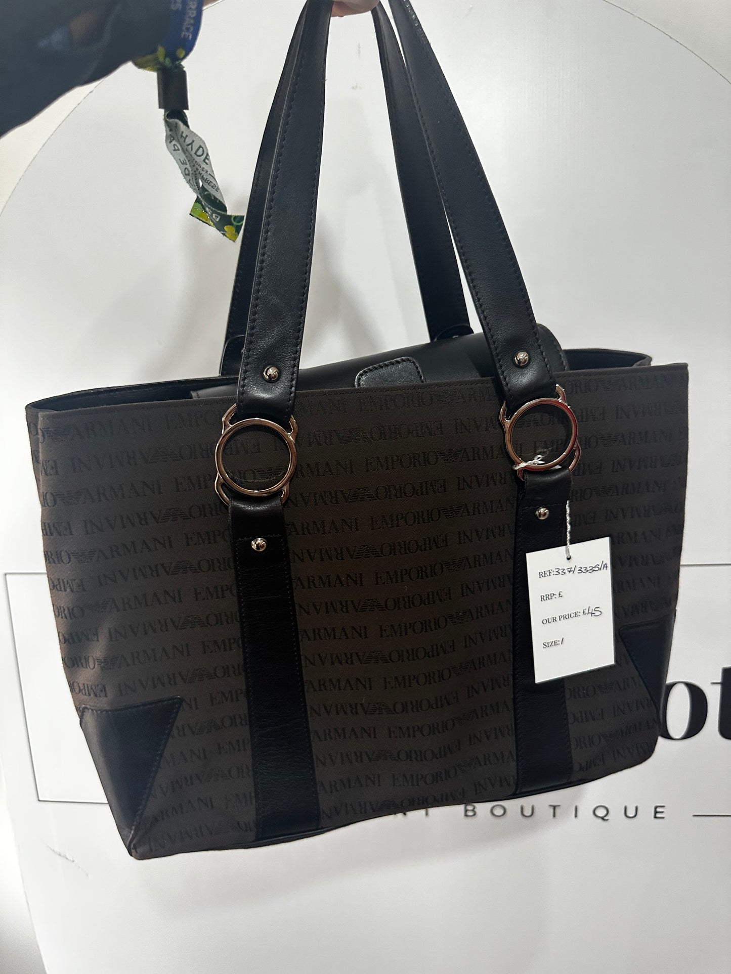 Brown Emporio Armarni Tote Bag