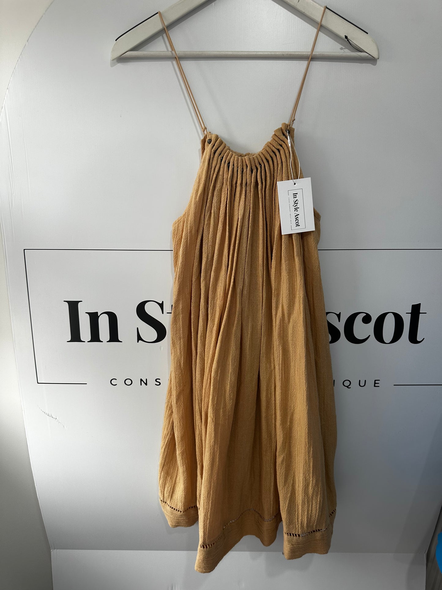 Beige Scarlett Poppies Dress, Size M