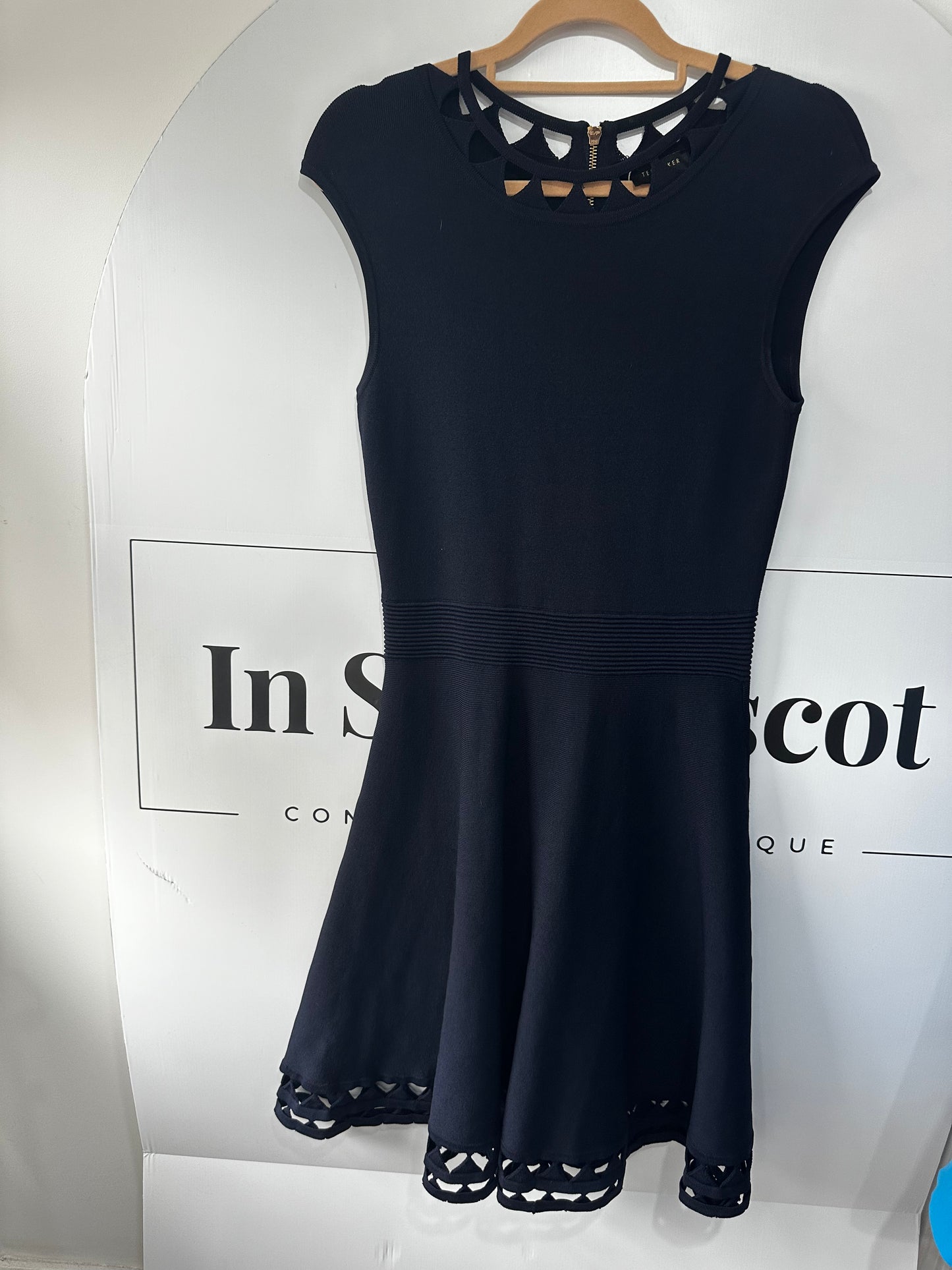Navy Ted Baker Dress, Size 12