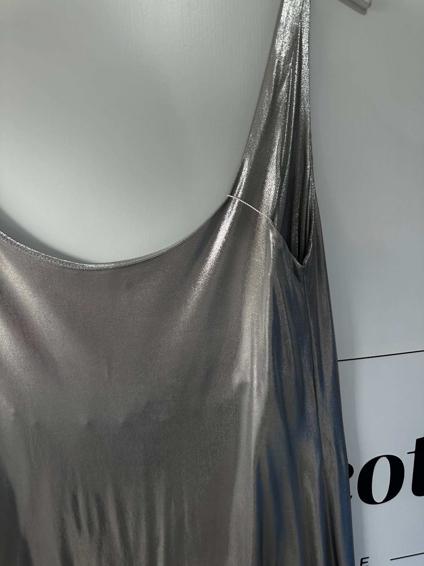 Silver Paris Dress, Size S