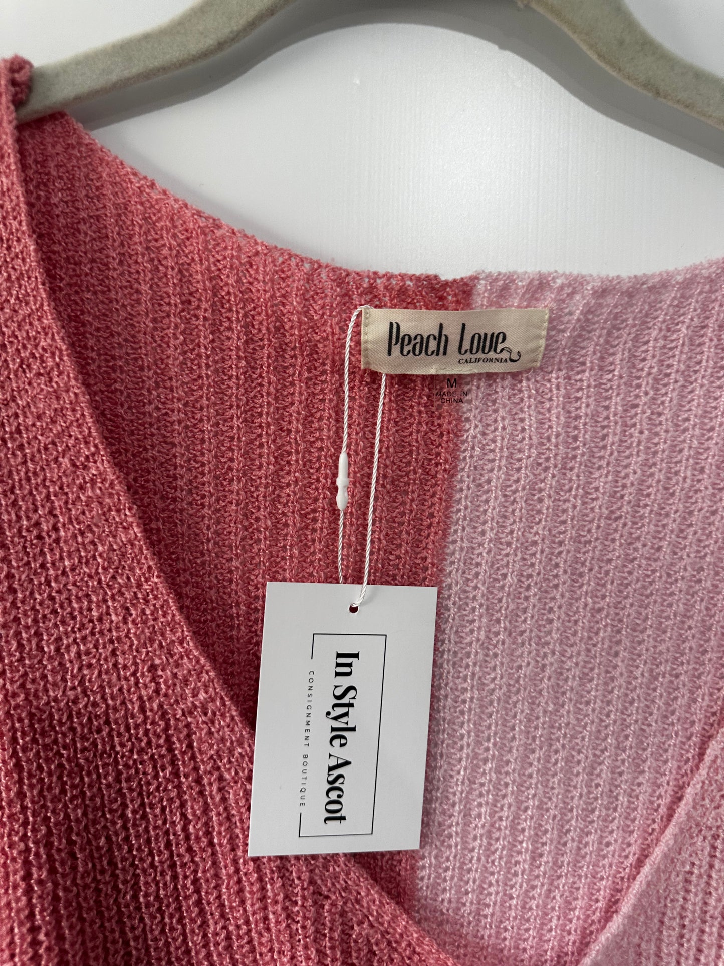 Pink Peach love Jumper, Medium