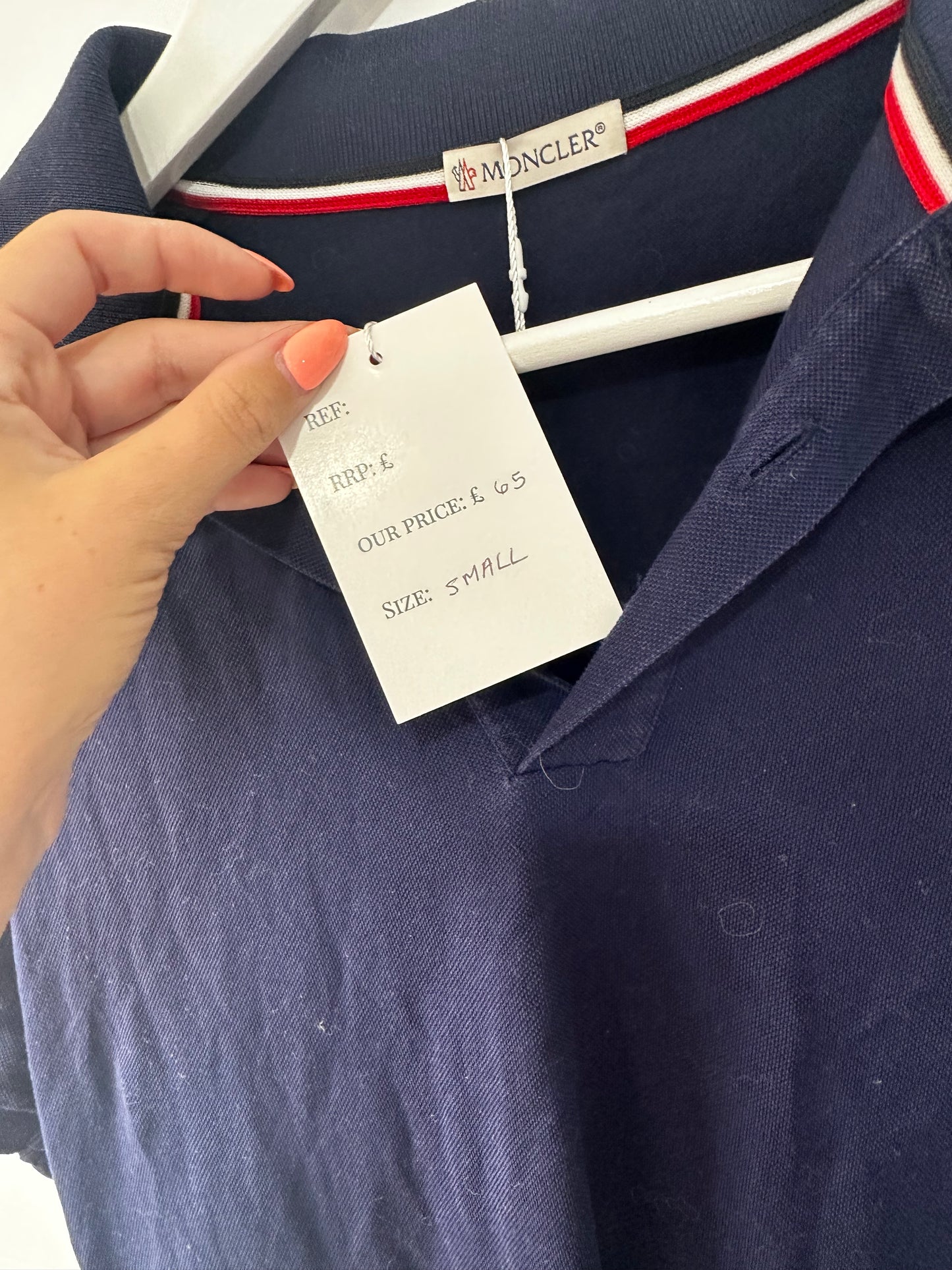 Moncler Navy Top, Small