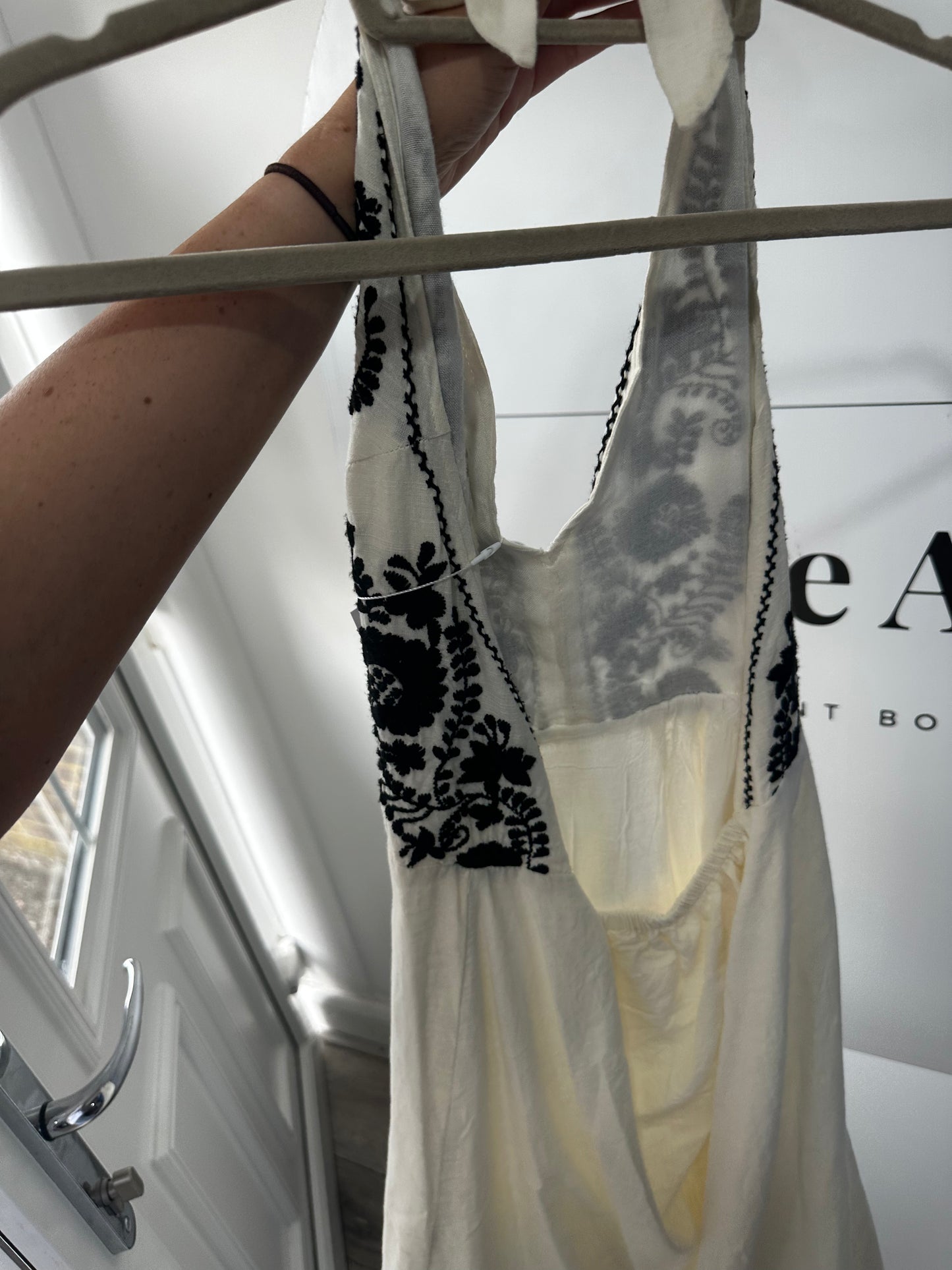 Black & Cream Urban Outfitters Dress, Size S (Oversized)