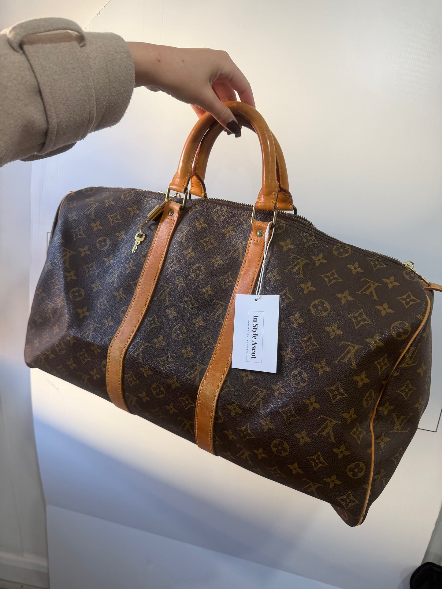 Monogram Louis Vuitton Holdall Keepall, 50