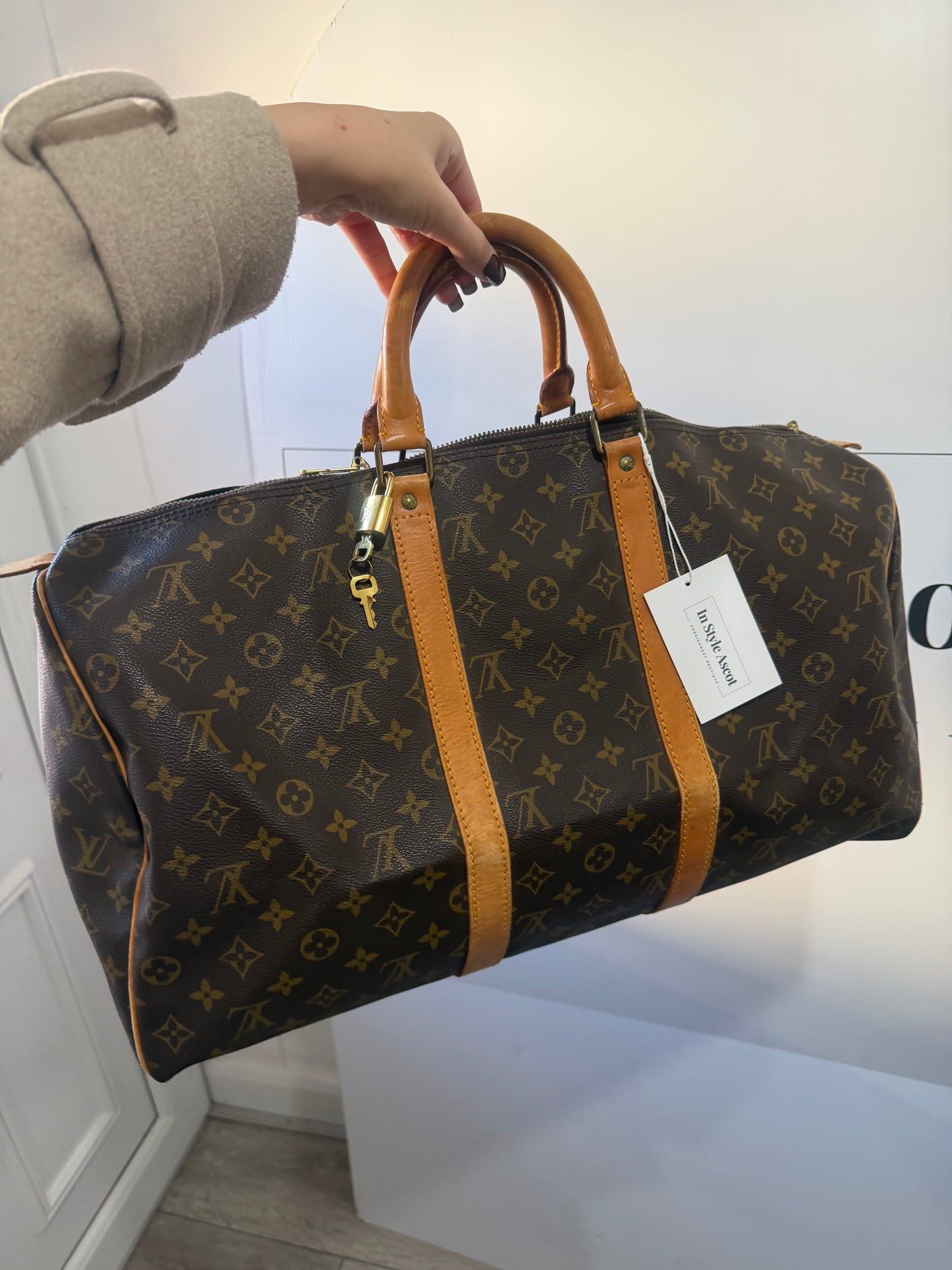 Monogram Louis Vuitton Holdall Keepall, 50