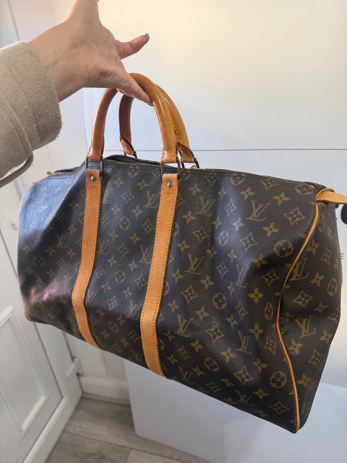 Monogram Louis Vuitton Holdall Keepall, 50