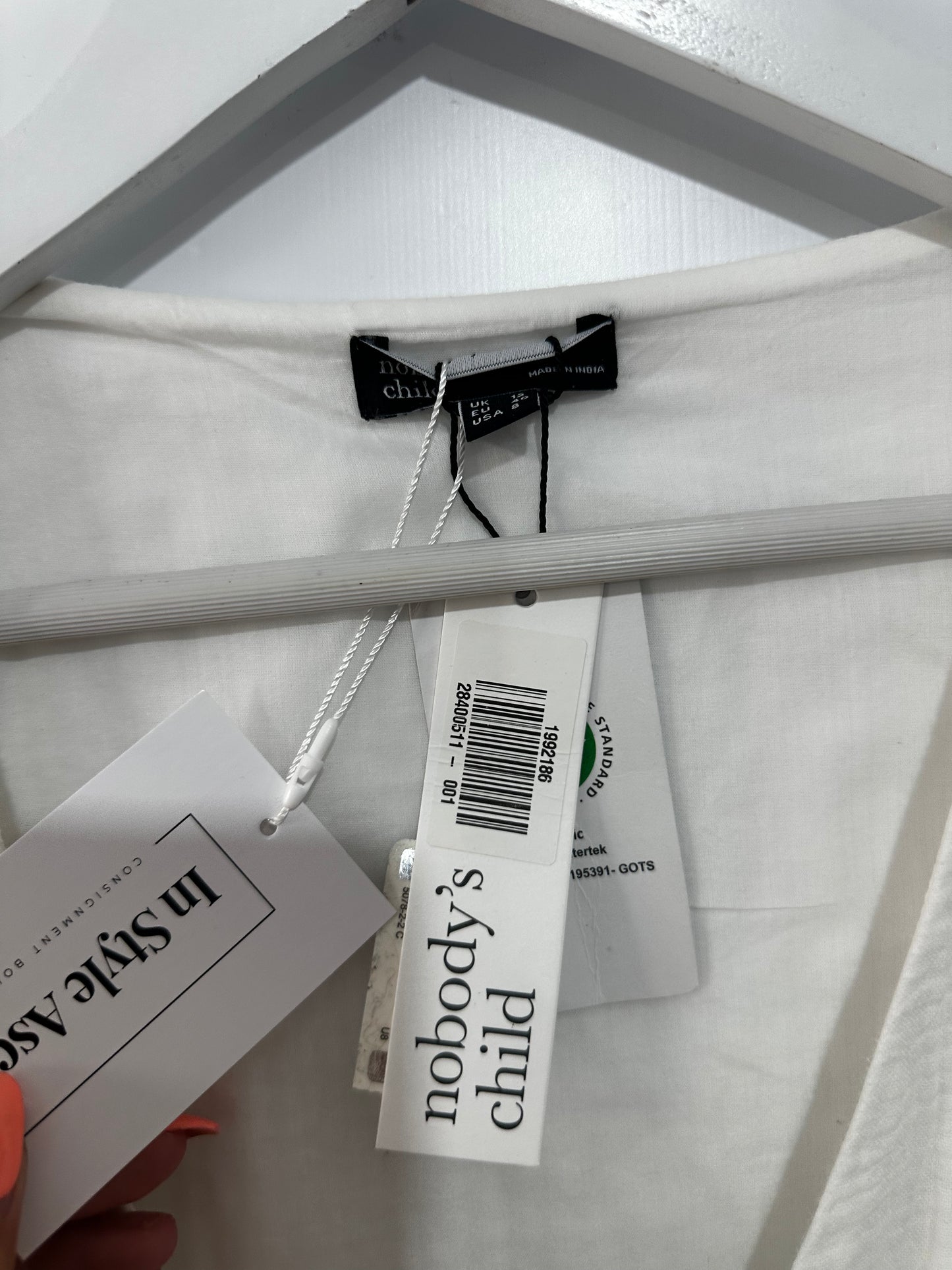 White Nobody’s Child Dress, Size 12
