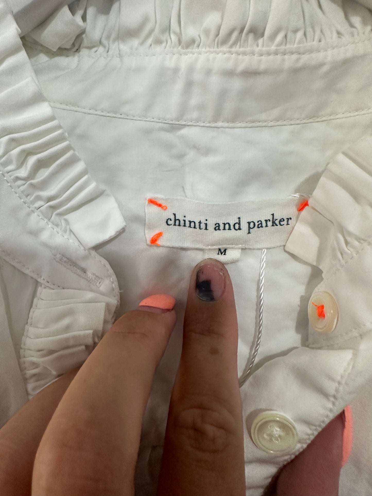 White Chinti & Parker Shirt, Size M