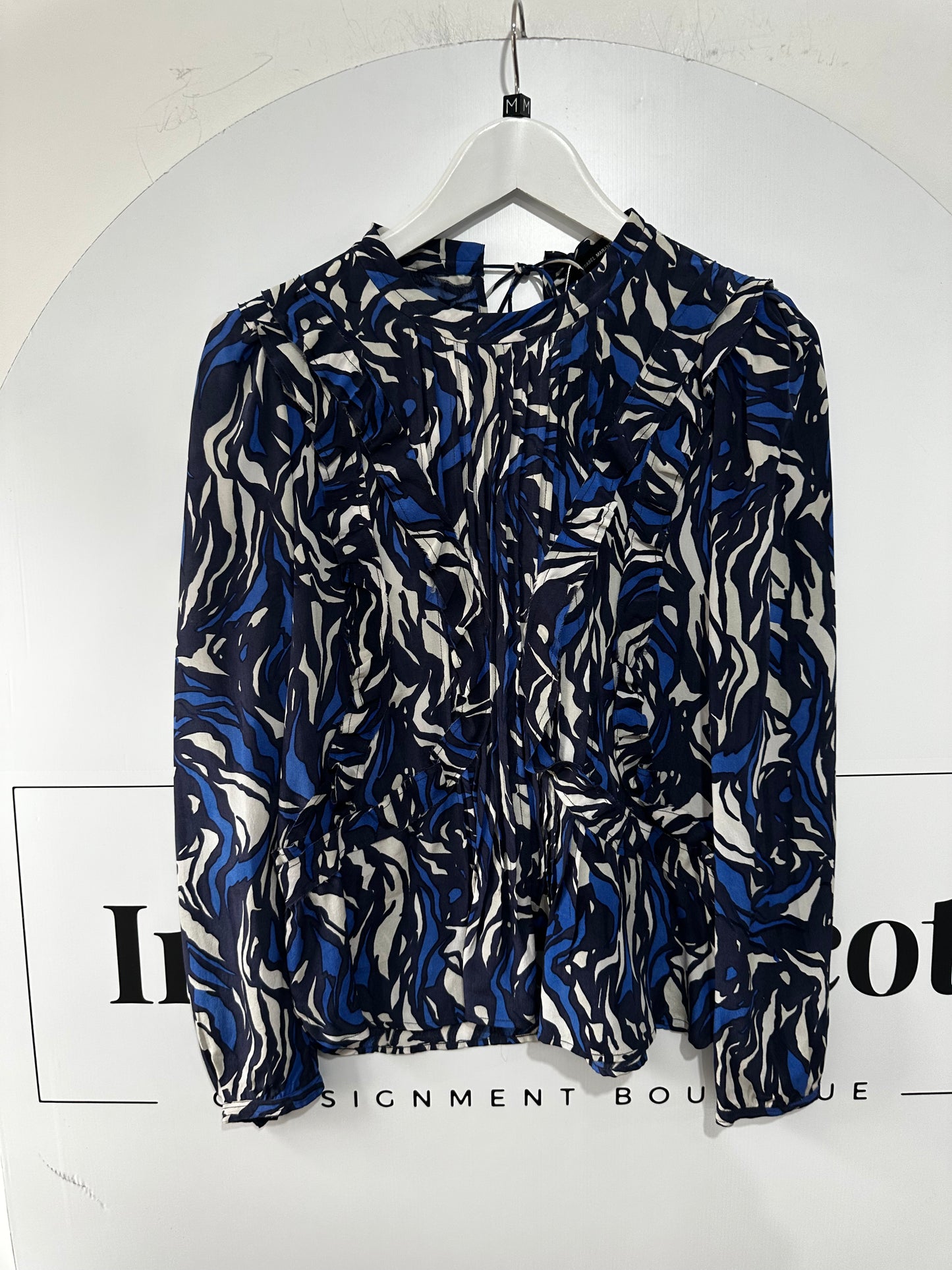 Blue/white Isabel Marant Top, Size S/M