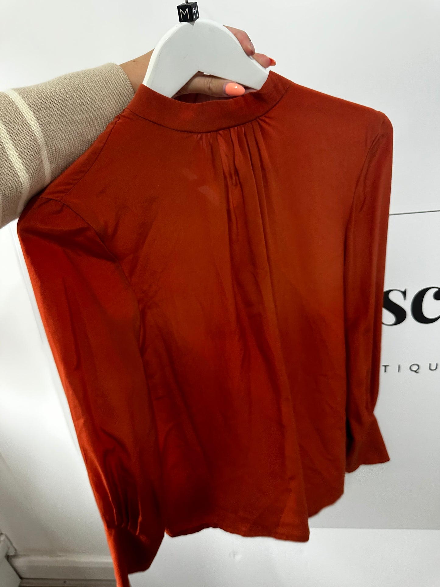 Orange net-a-porter Top, Size 16