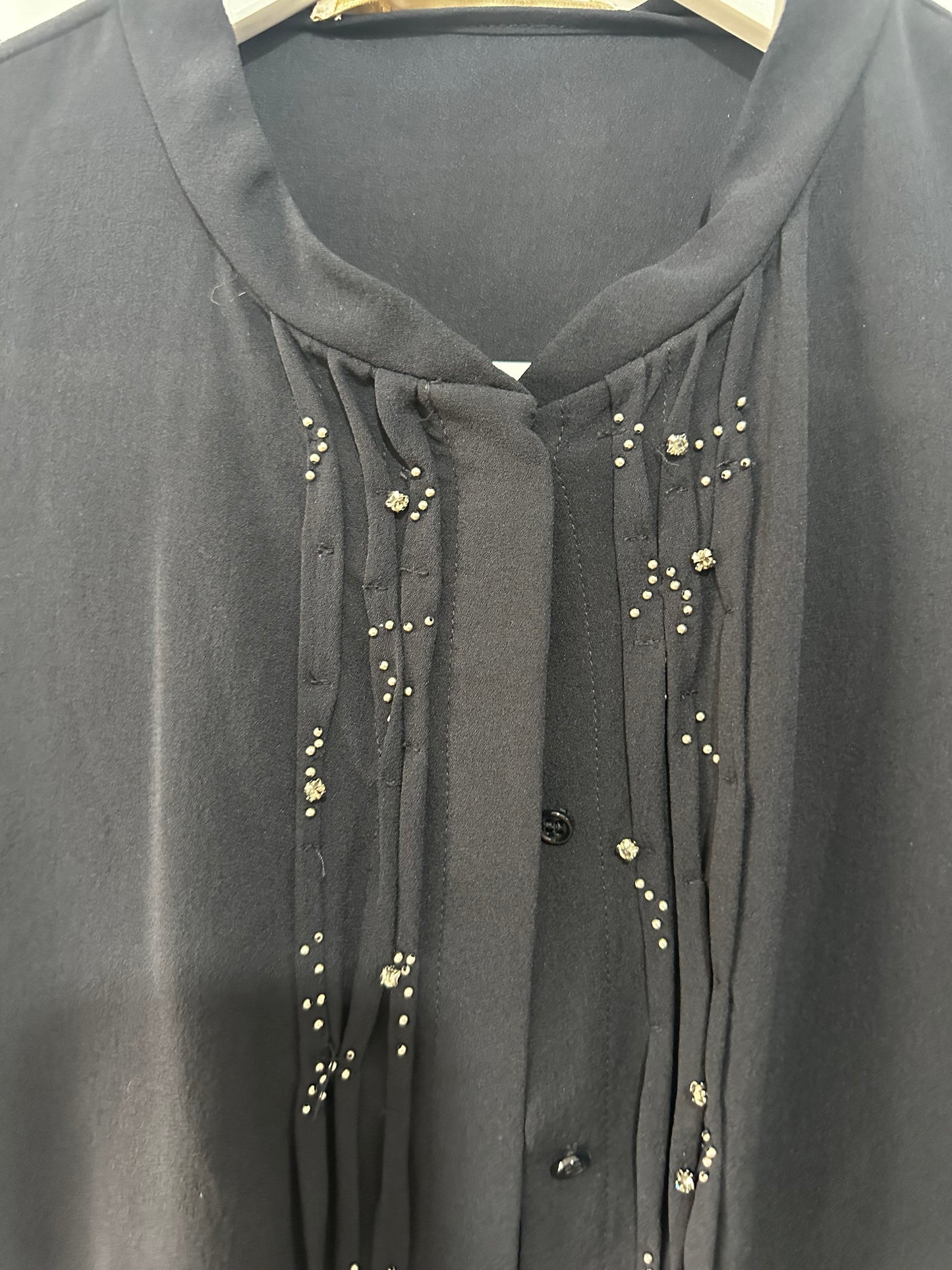 Navy Vanessabruno Top, Size 8