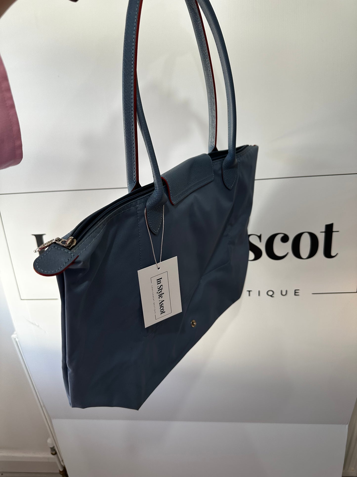 Light Blue Longchamp Handbag