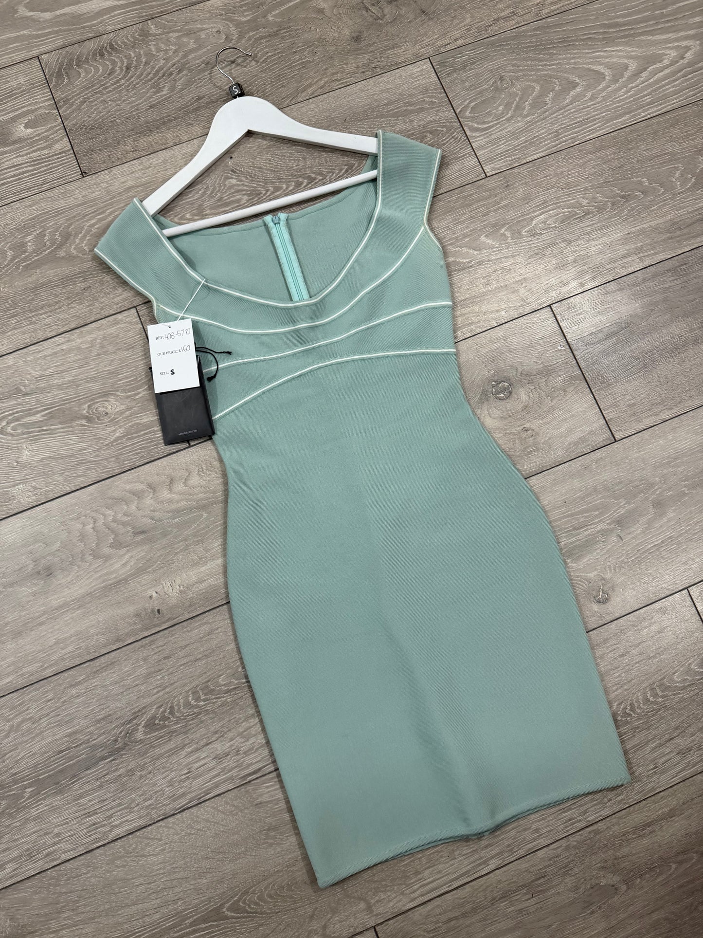 Green Herve Leger Dress, Small