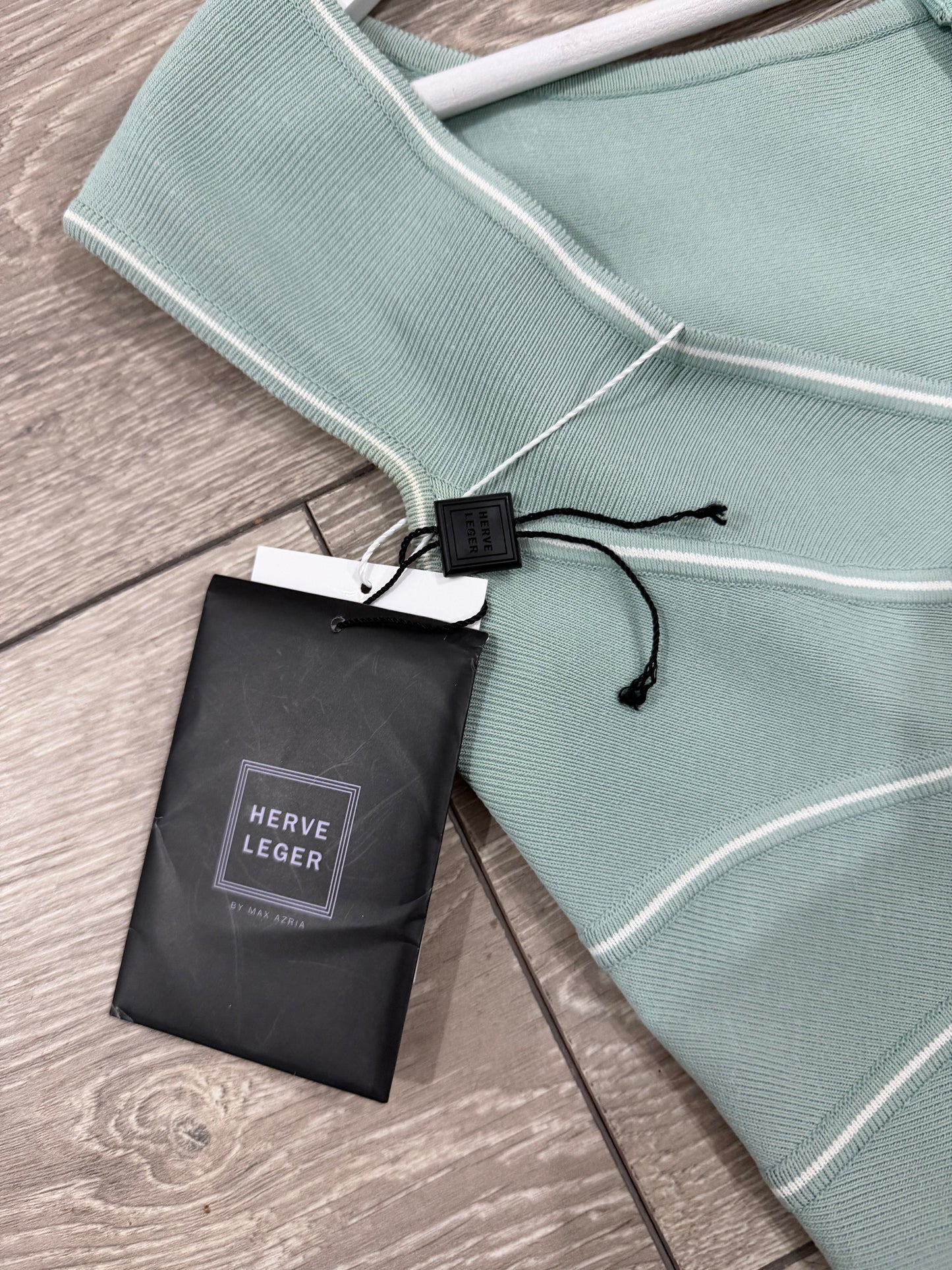 Green Herve Leger Dress, Small