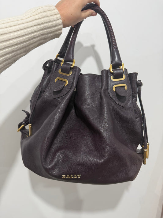 Purple/Aubergine Bally Handbag