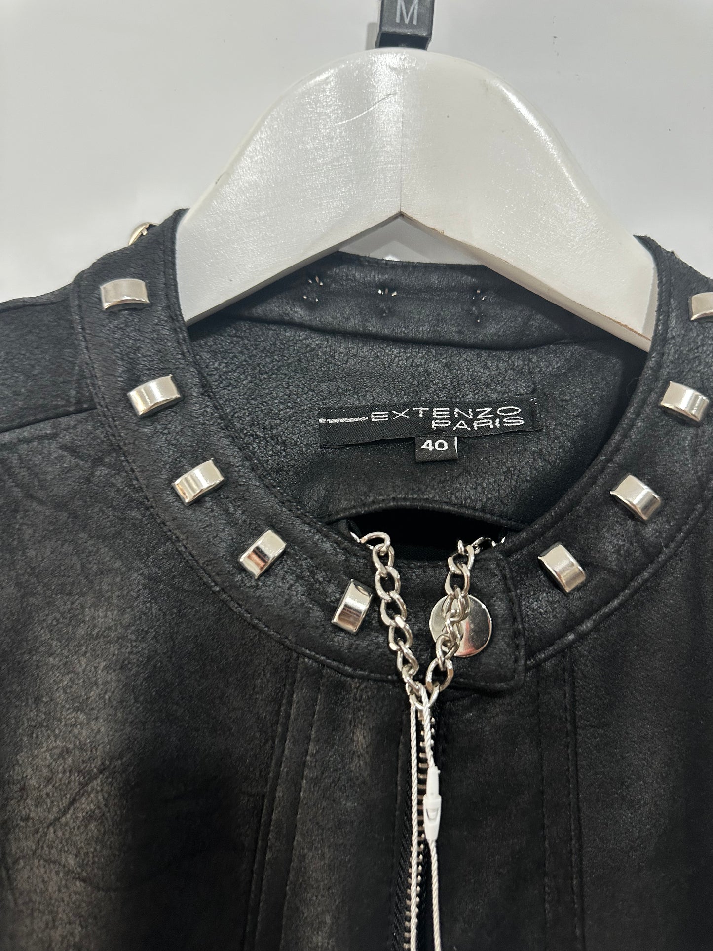 Extenzo Paris Leather Jacket, Size 10