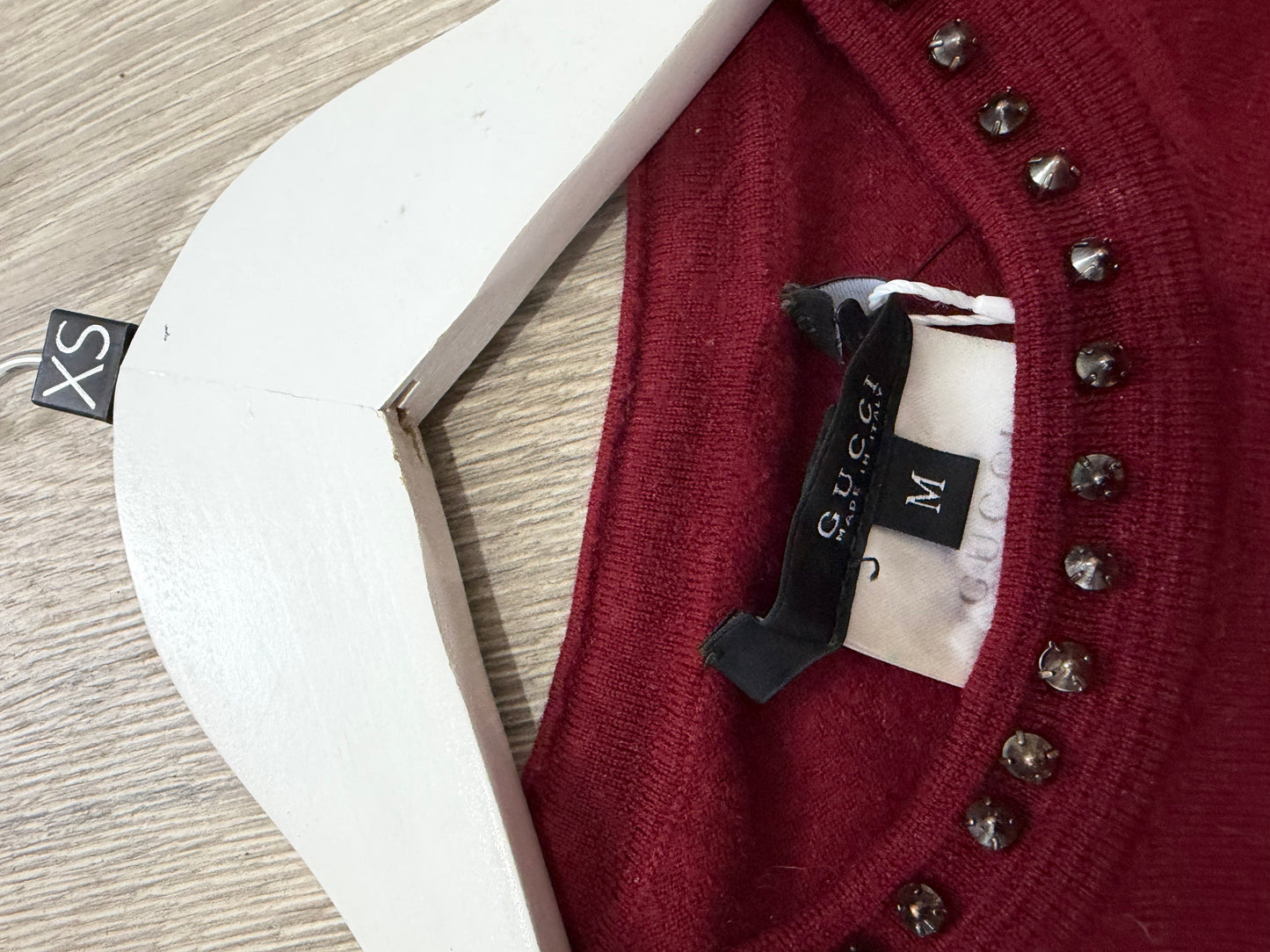 Burgundy Gucci Jumper, Size XS