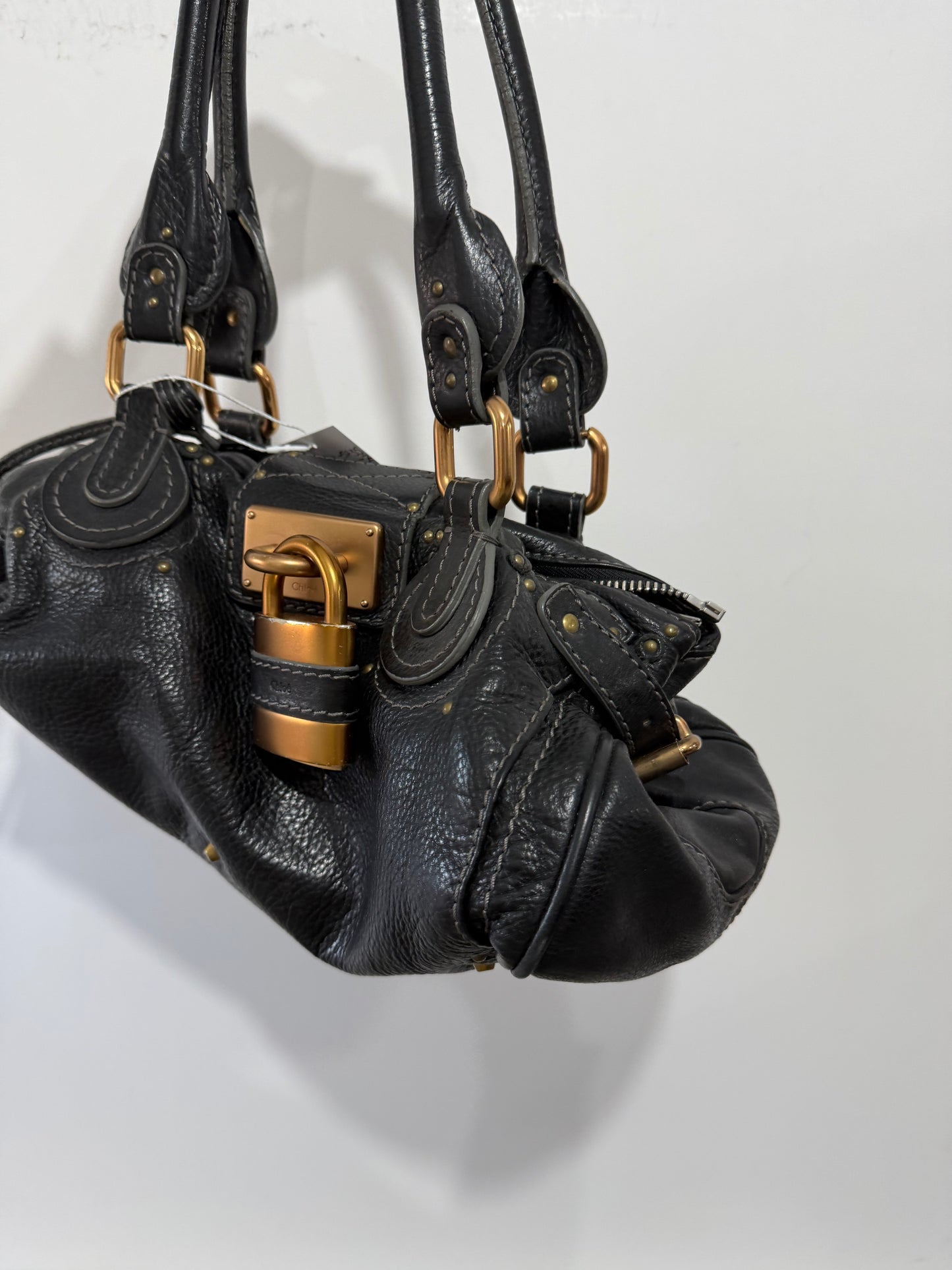 Black Gold Hardware Chloé Paddington Bag