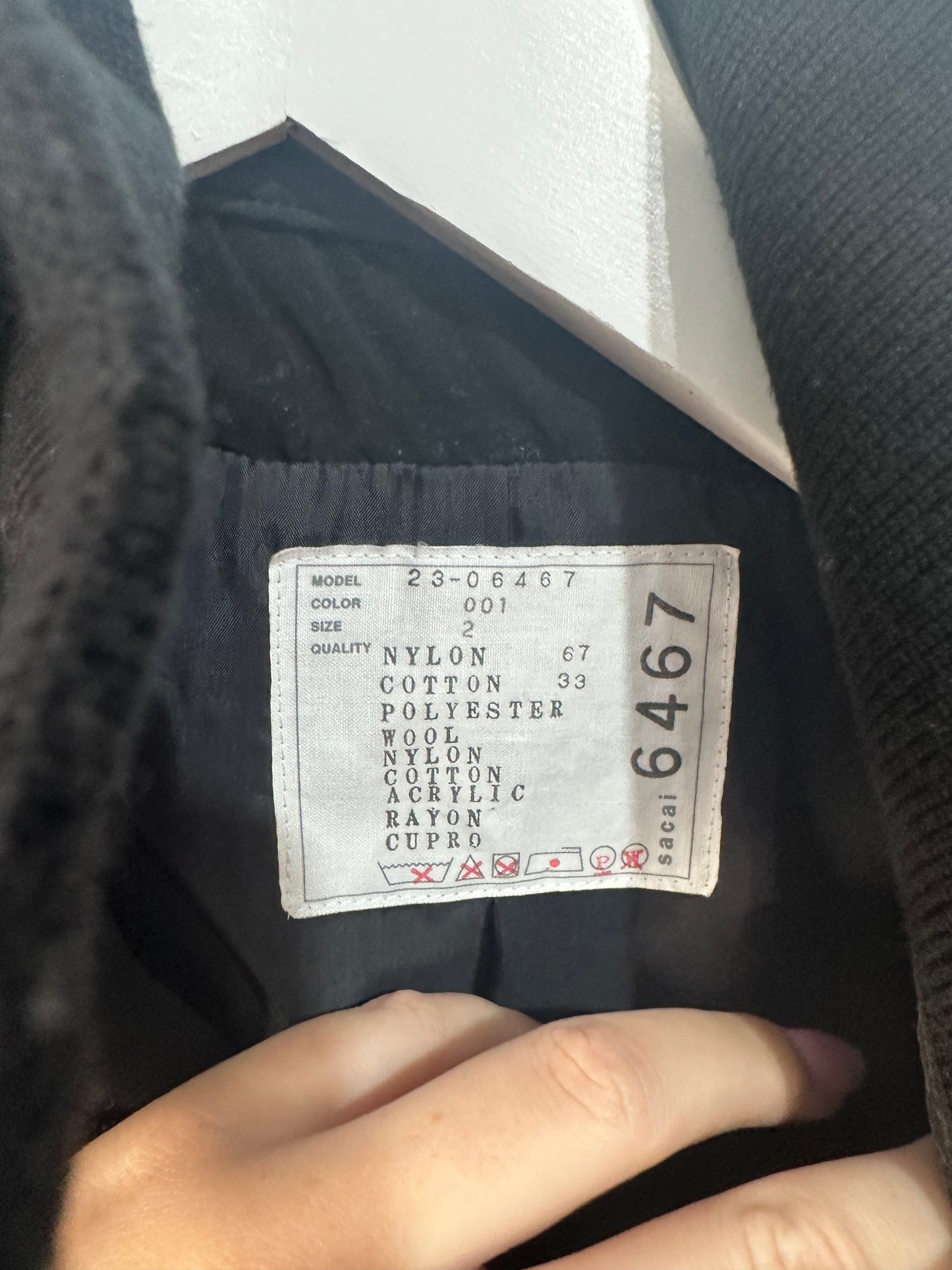 Navy Sacai Jacket, 14