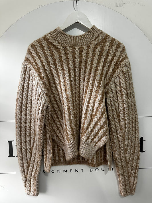 BNWT Beige Chloé Wool Jumper, Size M