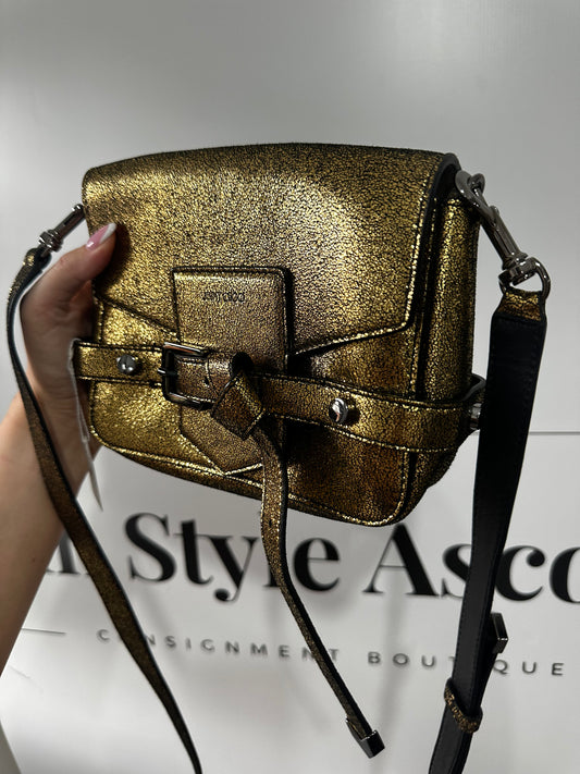 Gold Jimmy Choo Crossbody Bag