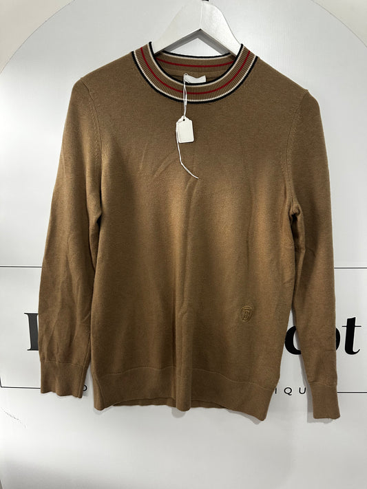 Cashmere Brown Burberry Jumper, Size M