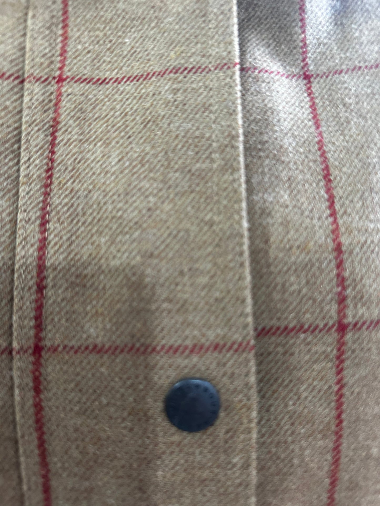 Brown Barbour Tweed Jacket, Size 16
