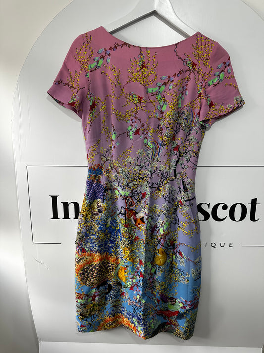 Pink Mary Katrantzou Dress, Size 8