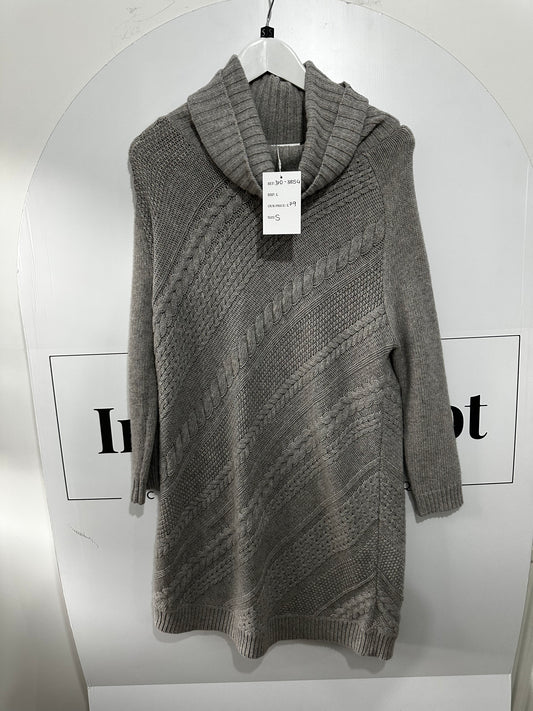 Grey Theory Jumper Dress, Small